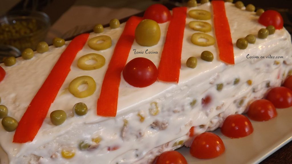 Pastel frío de Atún, sin horno,