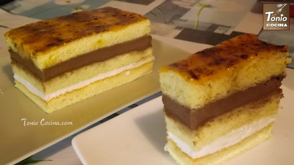 Tarta San Marcos, tarta de Yema tostada,
