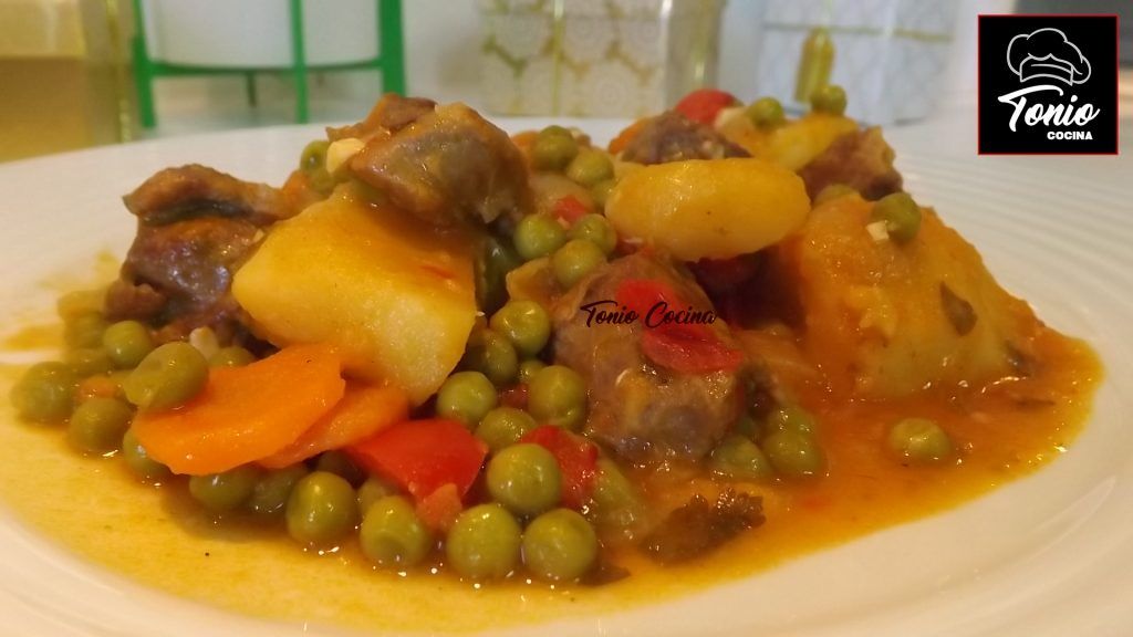 Estofado de ternera, Ternera guisada, con patatas,
