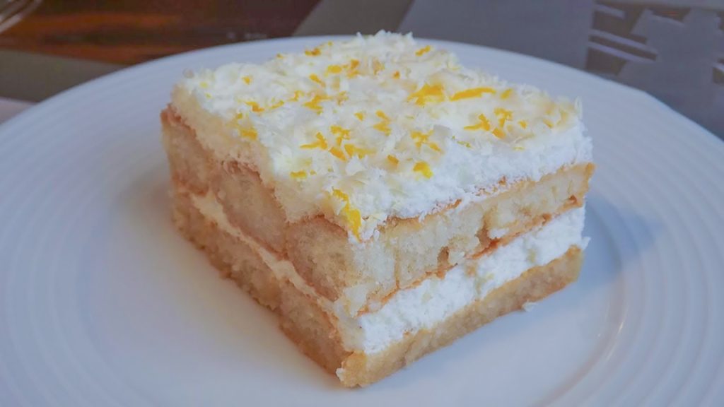 Tiramisú de limón, sin horno,