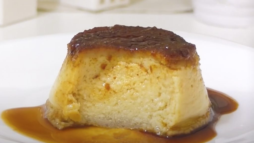 Flan de galletas,