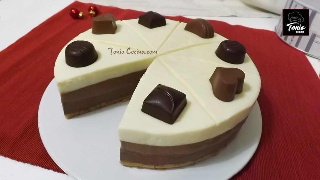 Tarta 3 chocolates, chocolate,